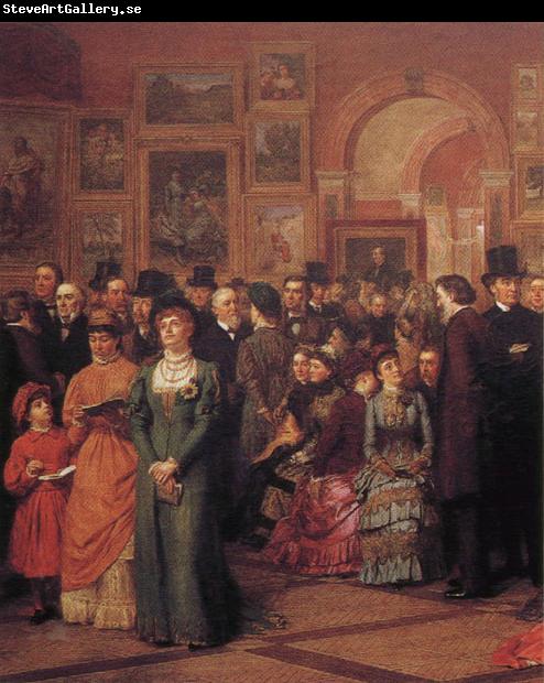 William Powell Frith The Private View of the Royal Academy